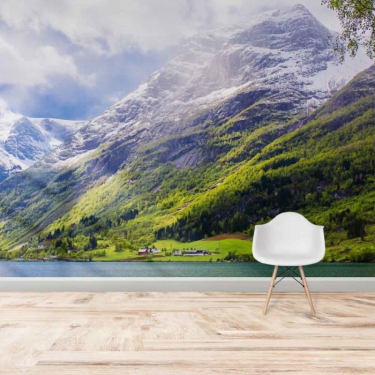 Painel Fotográfico Paisagem Montanhas N014293