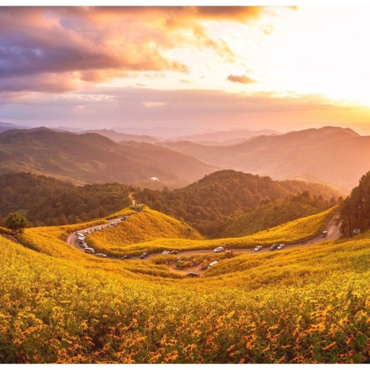 Painel Fotográfico Paisagem Montanhas N016131