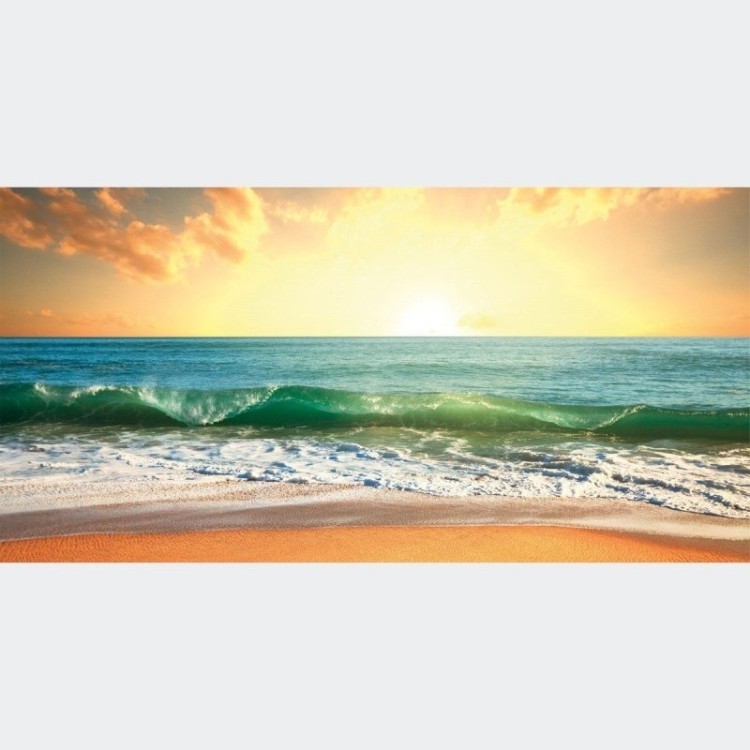 Painel Fotográfico Paisagem Praia Ondas N016137