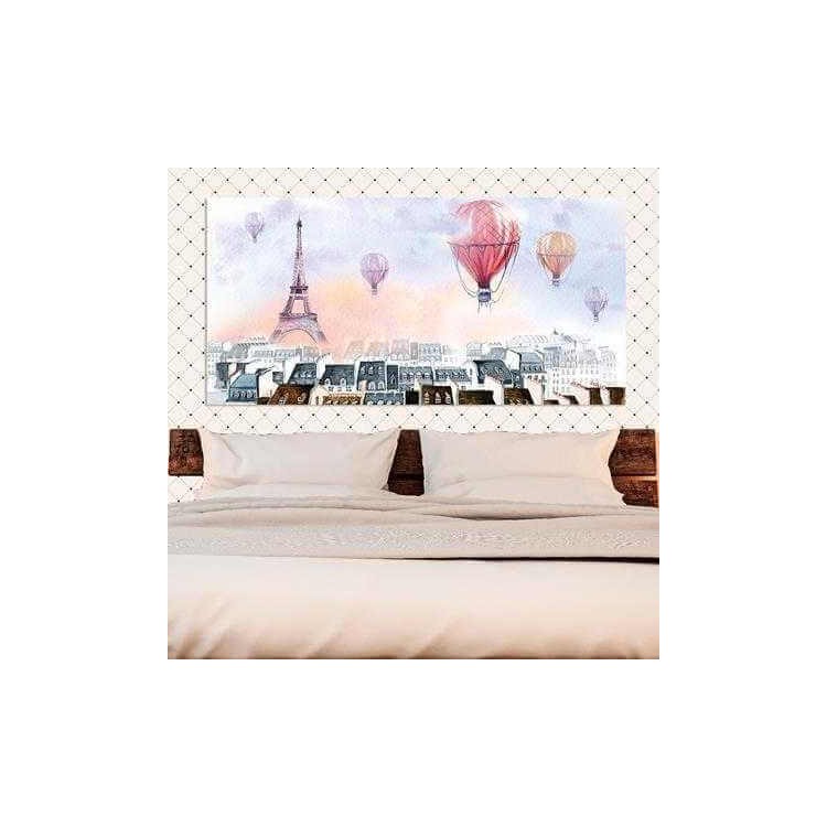 Painel Fotográfico Paris com balôes