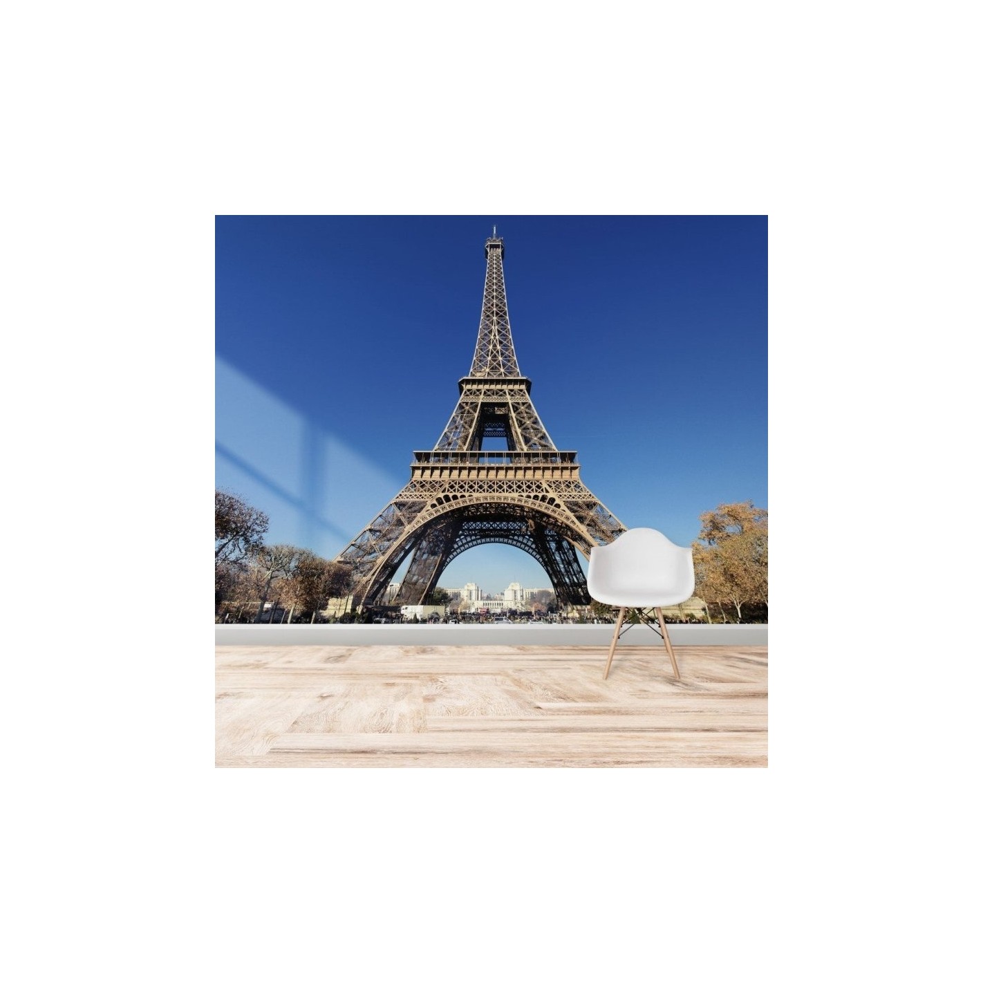 Fundo Fotográfico - França Paris Torre Eiffel - 1,50 x 2,60 - Via Cores -  Paineis de Festa