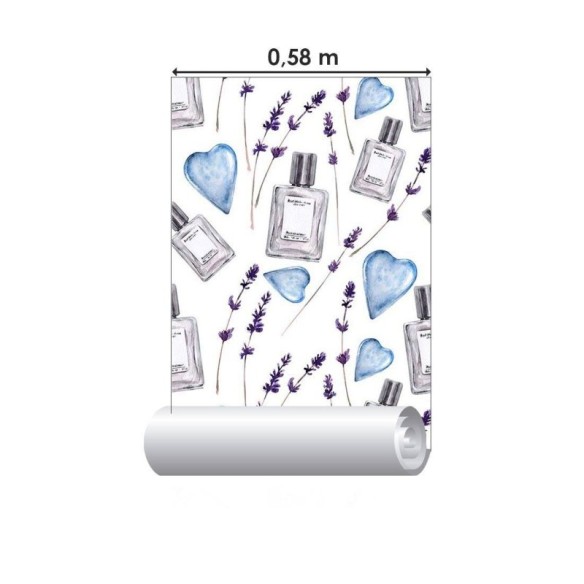 Papel de Parede Adesivo Aquarela Beleza N014207