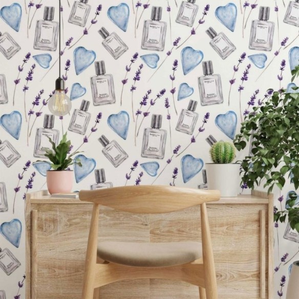 Papel de Parede Adesivo Aquarela Beleza N014207