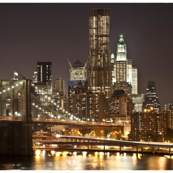 Painel Fotográfico Ponte do Brooklyn NY N012175