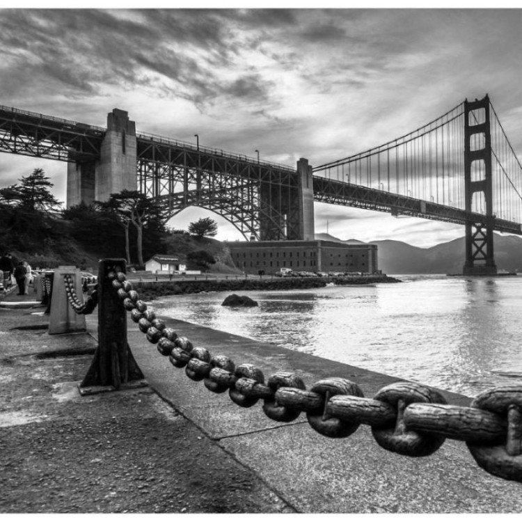 Painel Fotográfico Ponte Golden Gate N012186