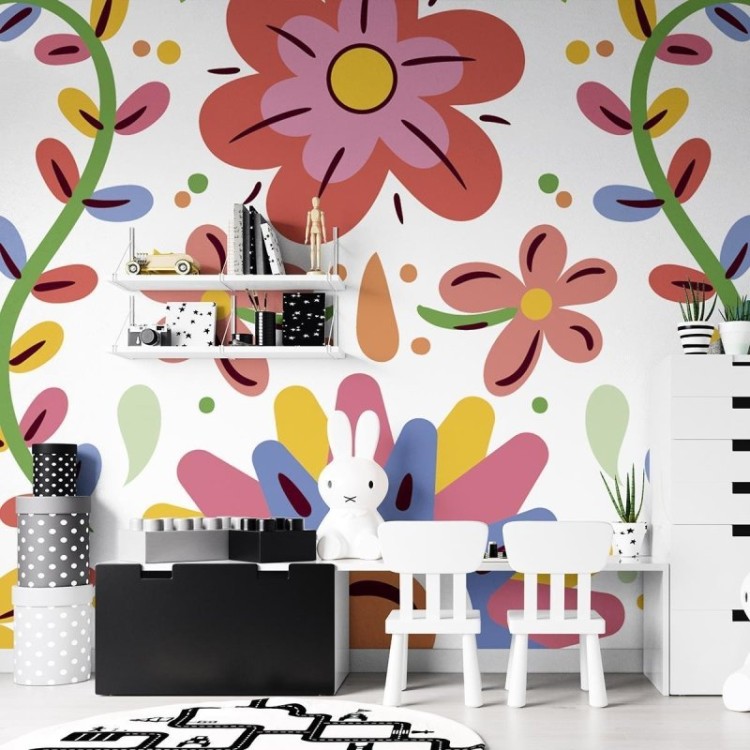 Painel Fotográfico Pop Art Tropical Colorida...