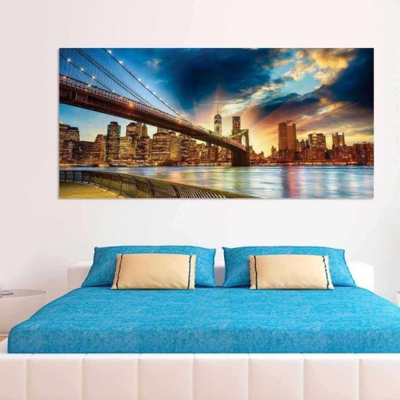 Painel Fotográfico Pôr do Sol em Manhattan, New York City