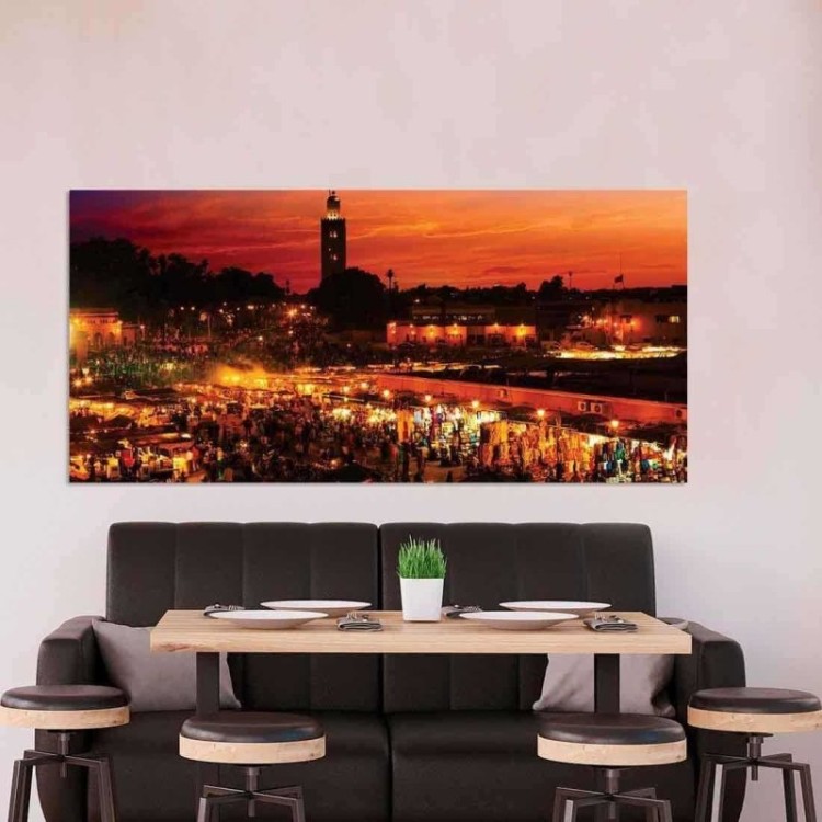 Painel Fotográfico Pôr do Sol em Marrocos