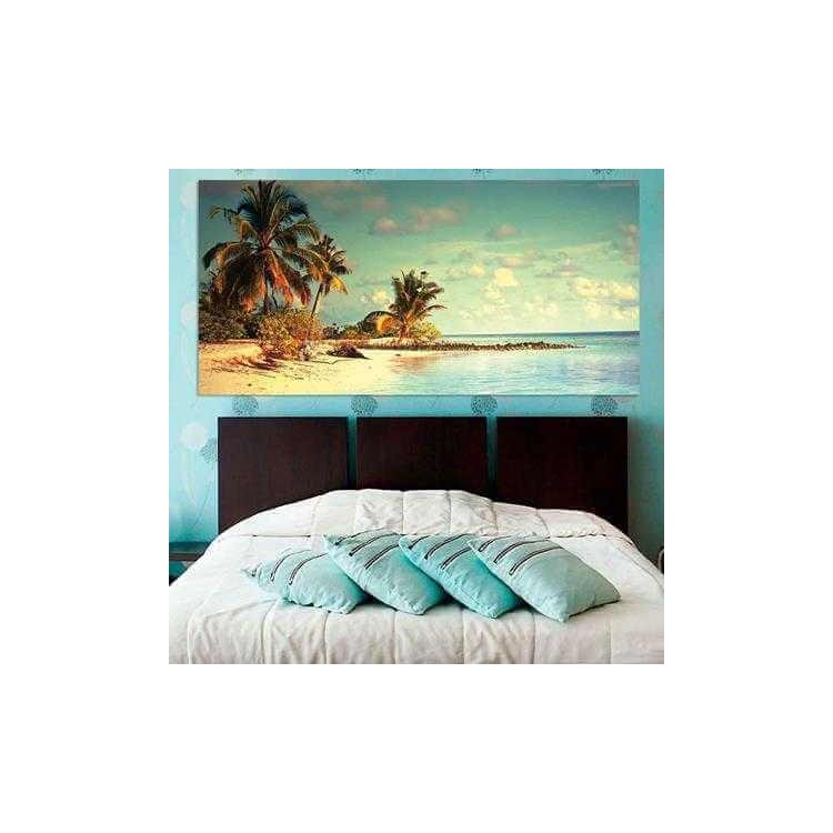 Painel Fotográfico Praia Maldivas