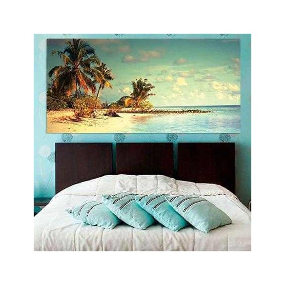 Painel Fotográfico Praia Maldivas