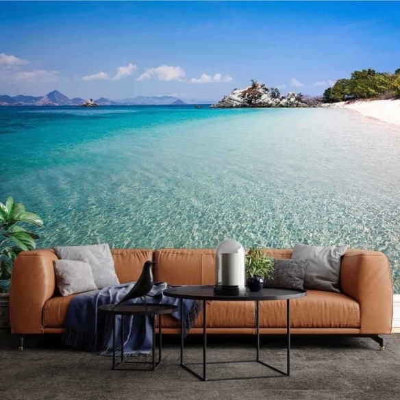 Painel Fotográfico Praia na Indonésia