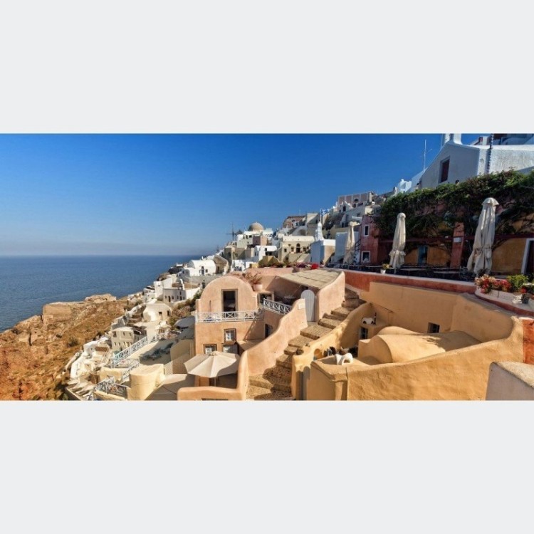 Painel Fotográfico Santorini N014295