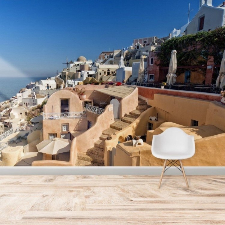 Painel Fotográfico Santorini N014295