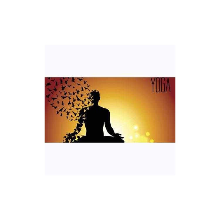 Painel Fotográfico Silhueta Yoga