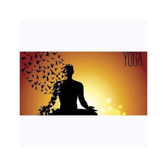 Painel Fotográfico Silhueta Yoga