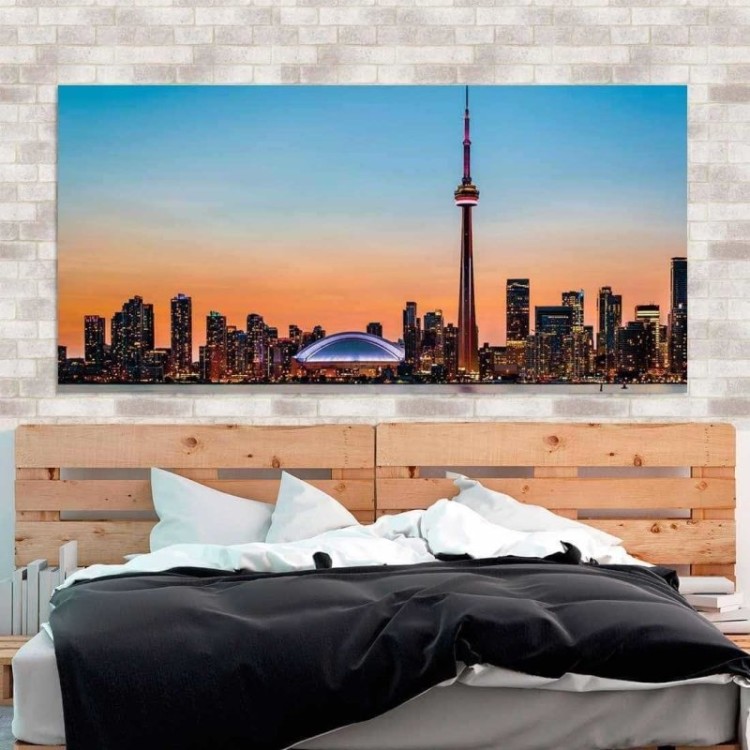 Painel Fotográfico Skyline de Toronto sobre o...