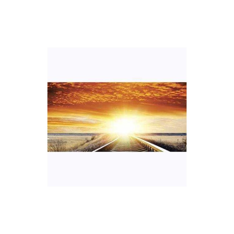 Painel Fotográfico Trilho ao Pôr do Sol
