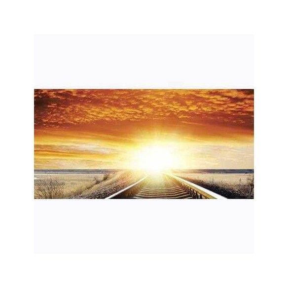 Painel Fotográfico Trilho ao Pôr do Sol