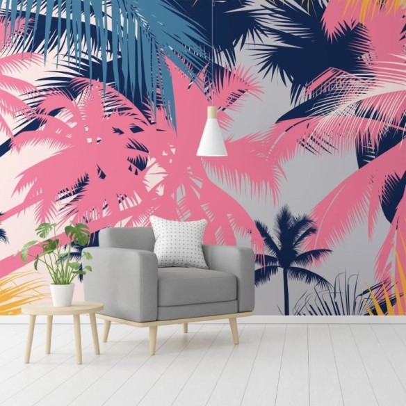 Painel Fotográfico Tropical Palmeiras N014278