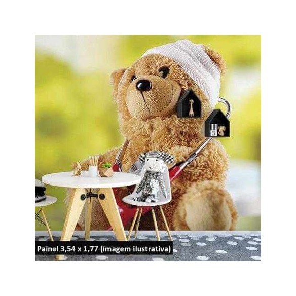 Painel Fotográfico Urso urso Teddy Médico