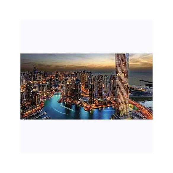 Painel Fotográfico Vista Áerea de Dubai em Emirados Árabes Unidos