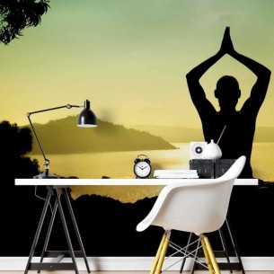 Painel Fotográfico Yoga na...