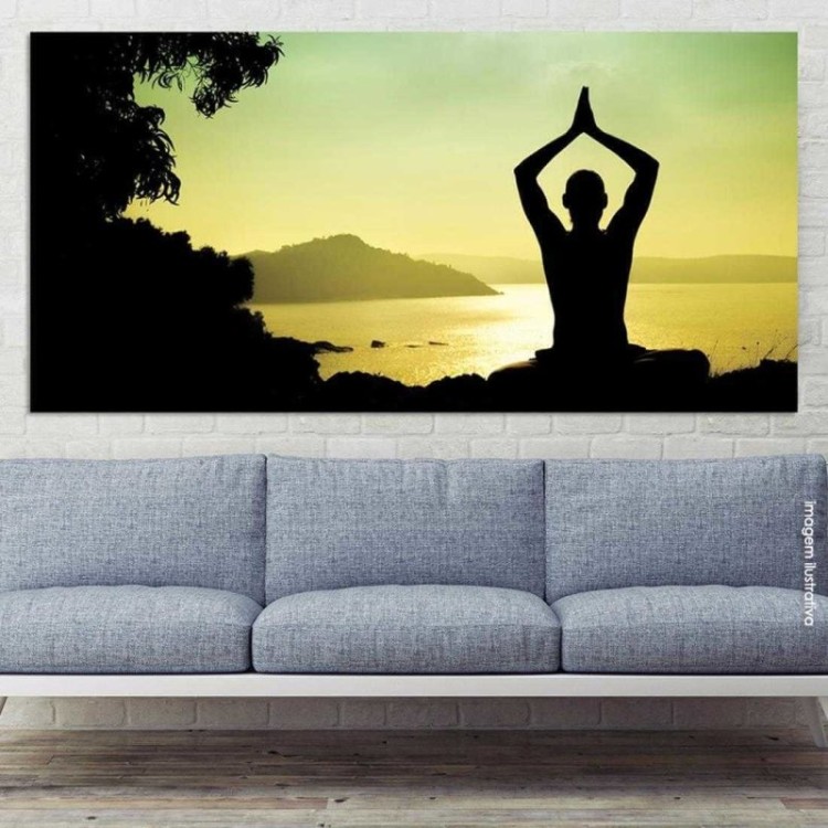 Painel Fotográfico Yoga na India