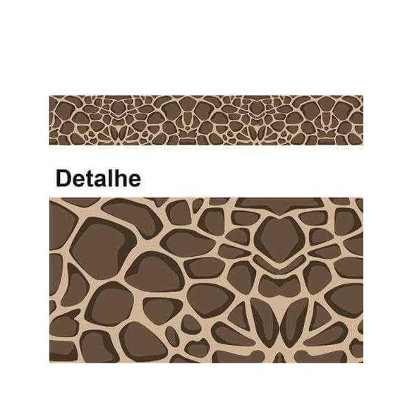 Faixa Border Adesivo Animal Print 4003