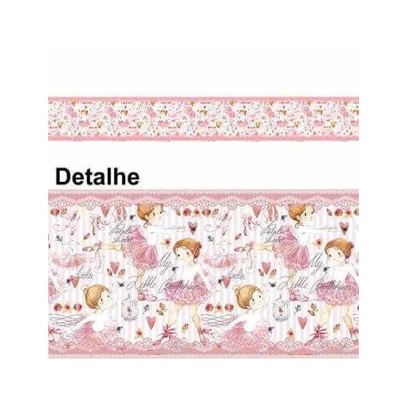 Faixa Border Adesivo Bailarina Baby 4375