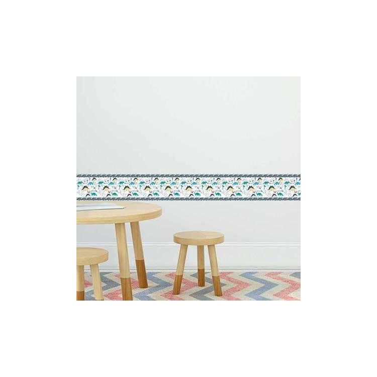 Faixa Border Adesivo Dinossauros Infantil 10623