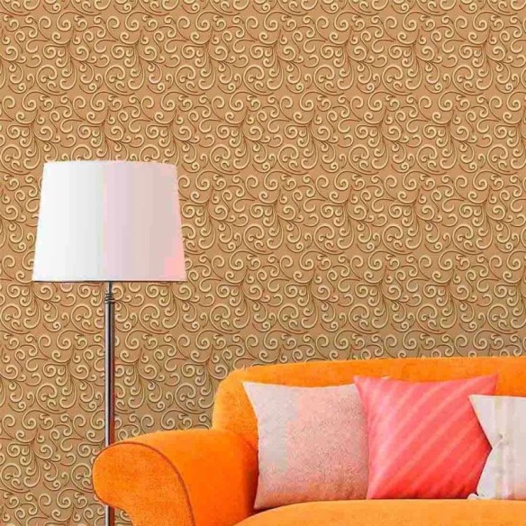 Papel de Parede Adesivo Arabesco 133902953