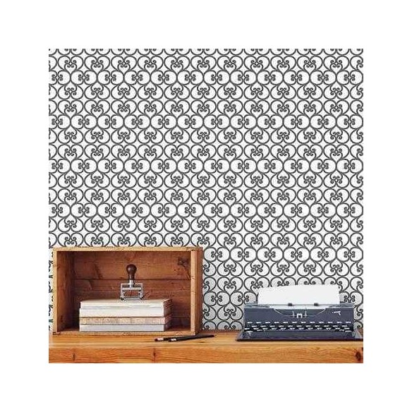 Papel de Parede Adesivo Arabesco 210176
