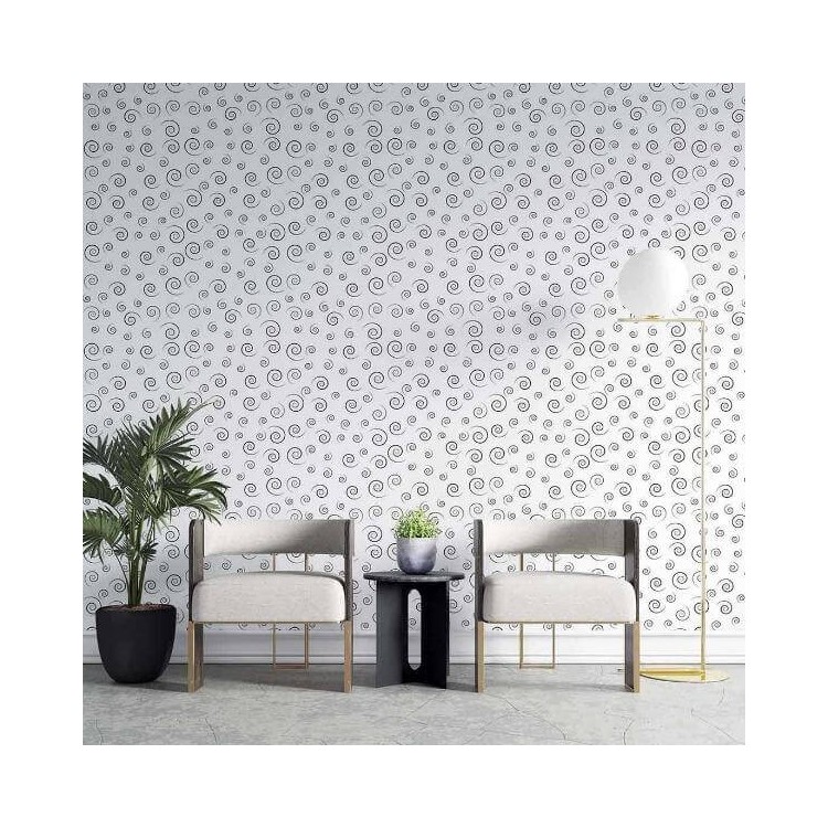 Papel de Parede Adesivo Arabesco Abstrato N02036