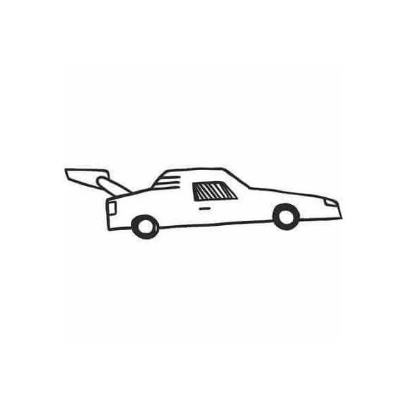 Adesivo Decorativo - Carro 227 - Medidas 2,27x0,59M