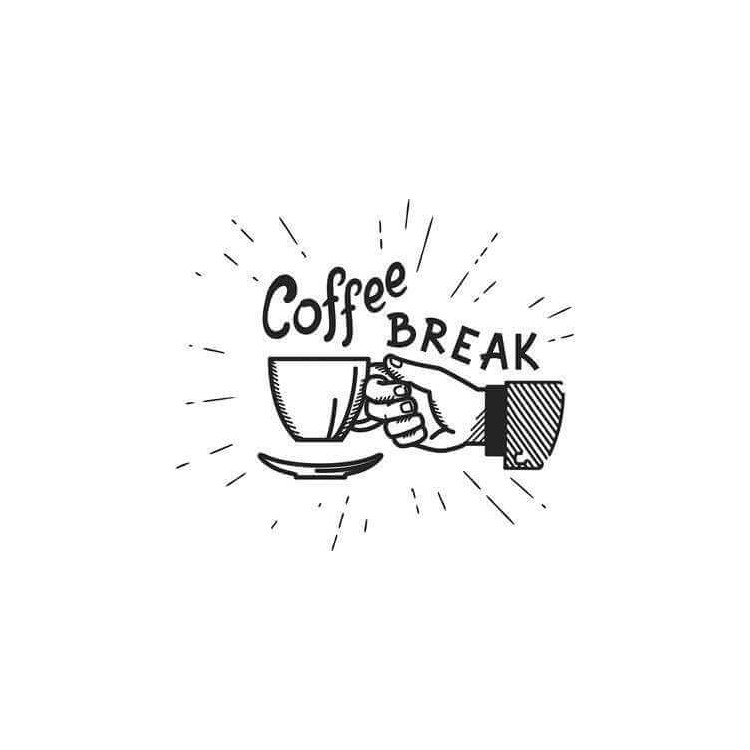 Adesivo Decorativo - COFFEE BREAK 0,59x0,66...