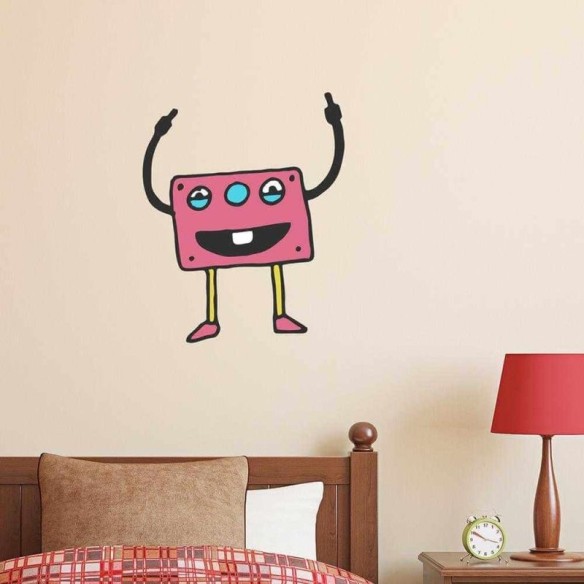 Adesivo Decorativo - Fita Cassete - Medidas 0,59x0,73M
