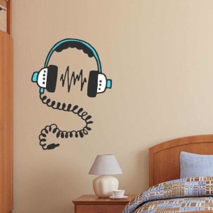 Adesivo Decorativo - Fone...
