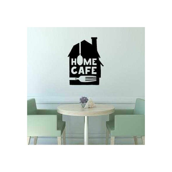 Adesivo Decorativo - home cafe 0,59x0,78 Metros (Casa do café)