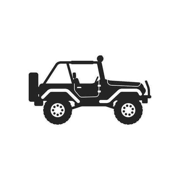 Adesivo Decorativo - Jeep - Medidas 1,04x0,59M