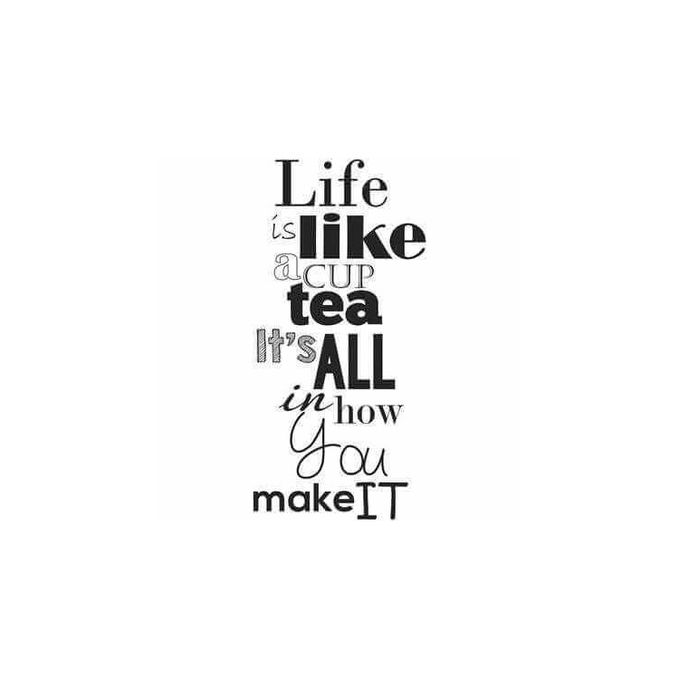 Adesivo Decorativo - life 0,59x1,23 Metros (A...