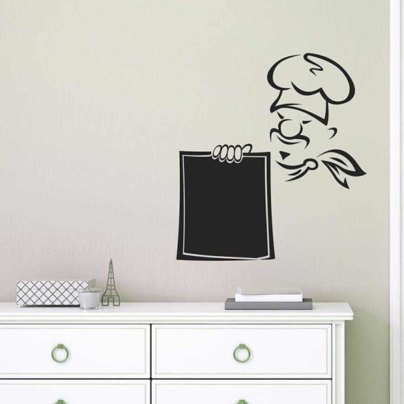 Adesivo Decorativo - menu  cuca  lousa 0,59x0,64 Metros