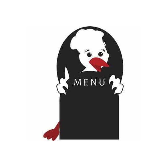 Adesivo Decorativo - MENU  lousa 0,59X0,84 Metros