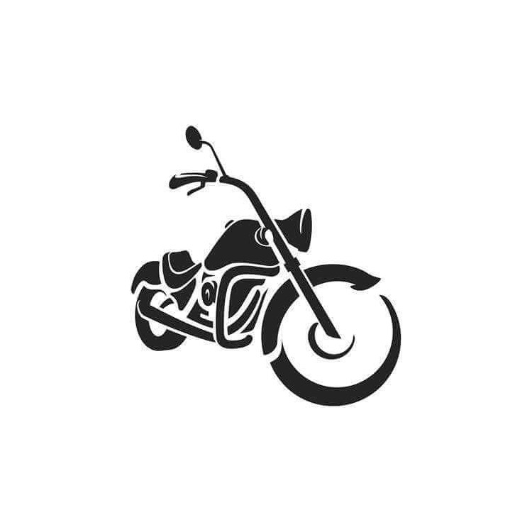 Adesivo Decorativo - Moto - Medidas 0,59x0,61M