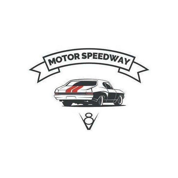 Adesivo Decorativo - Motor Speedway - Medidas 0,87x0,59M