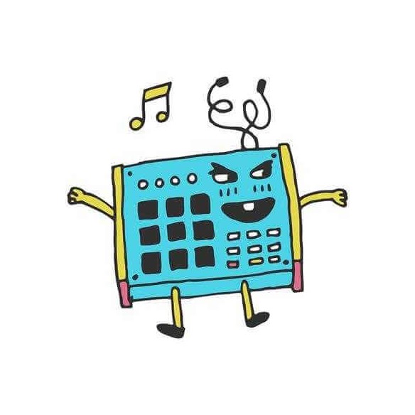Adesivo Decorativo - Mpc Dj - Medidas 0,63x0,59M