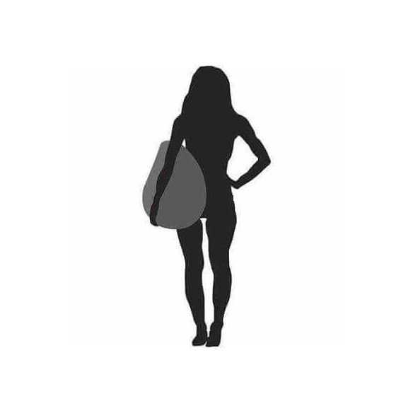 Adesivo Decorativo - Mulher De Frente Surfista - Medidas 0,59x1,29M