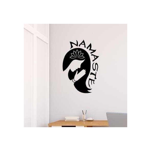 Adesivo Decorativo - Namaste - Medidas 0,59x0,86M