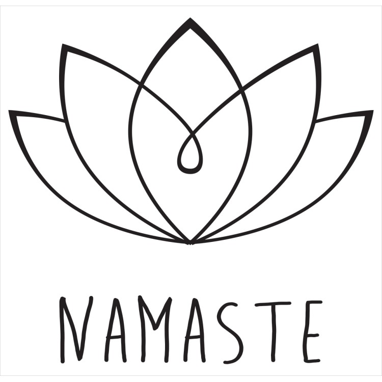 Adesivo Decorativo - Namaste 100 - Medidas...