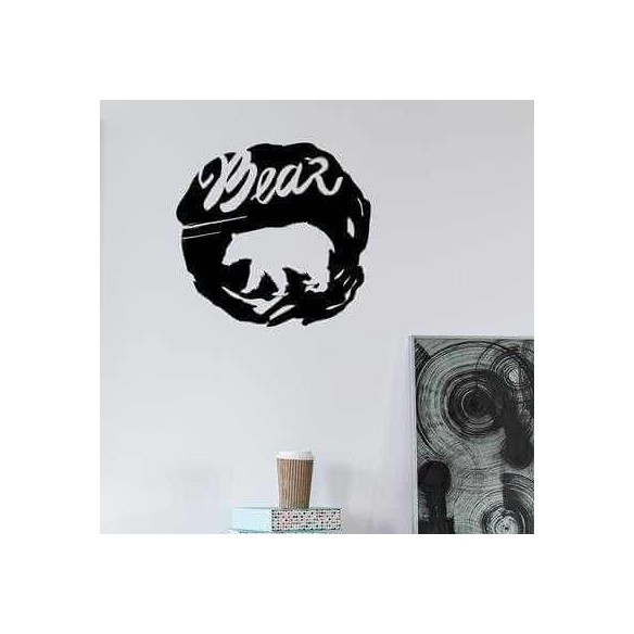 Adesivo Decorativo - Nature Master Bear - Medidas 0,59x0,62M (Urso)