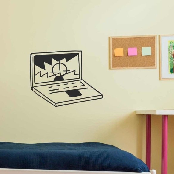 Adesivo Decorativo - Notebook - Medidas 0,76x0,59M